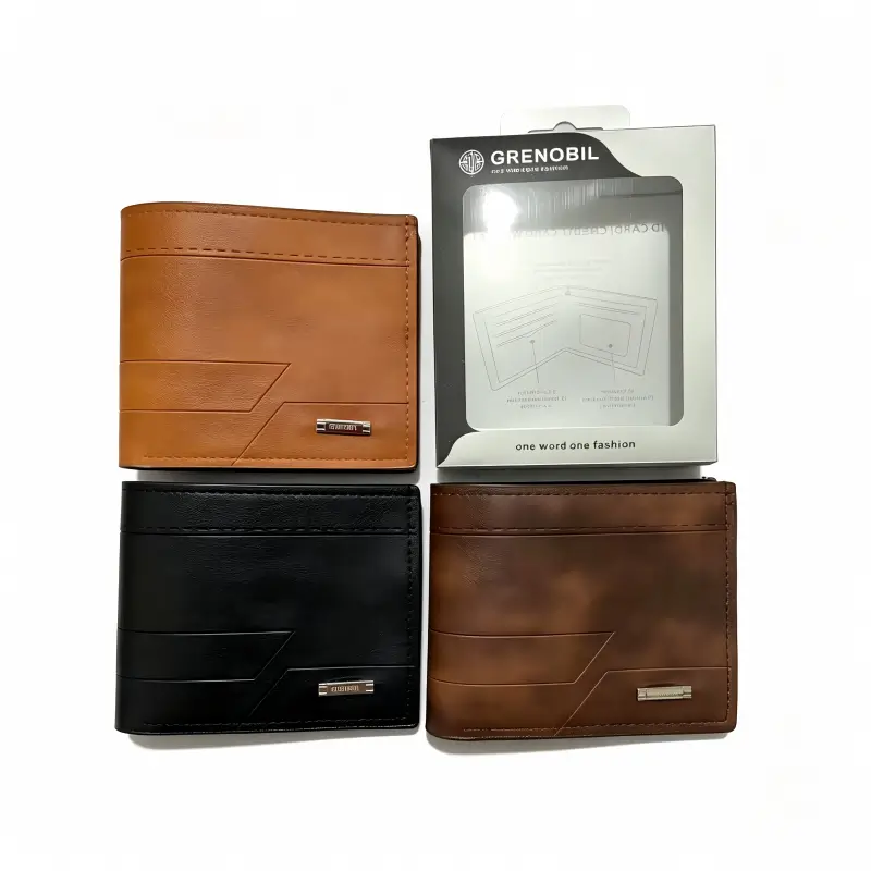 portefeuille pliable en cuir pour homme-11 - Portefeuille Pour Homme - Vente en gros articles de la vie quotidienne Afriqu...