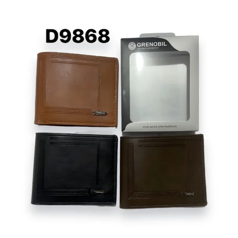 portefeuille pliable en cuir pour homme-16 - Portefeuille Pour Homme - Vente en gros articles de la vie quotidienne Afriqu...