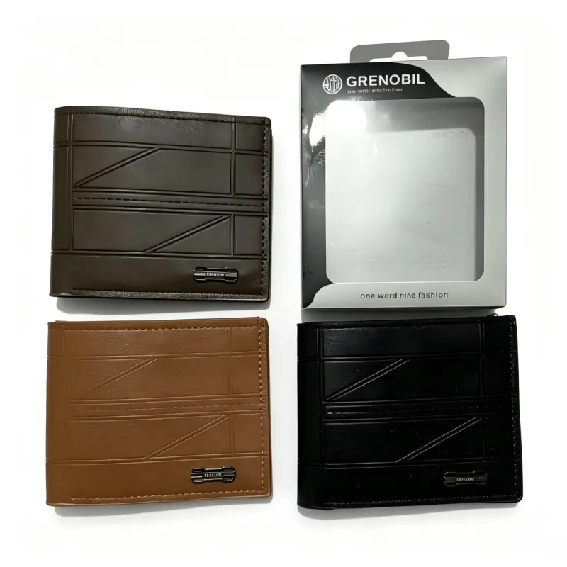 portefeuille pliable en cuir pour homme-17 - Portefeuille Pour Homme - Vente en gros articles de la vie quotidienne Afriqu...