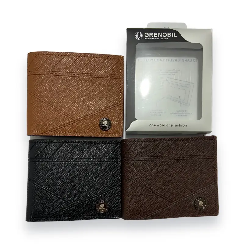 portefeuille pliable en cuir pour homme-8 - Portefeuille Pour Homme - Vente en gros articles de la vie quotidienne Afrique...