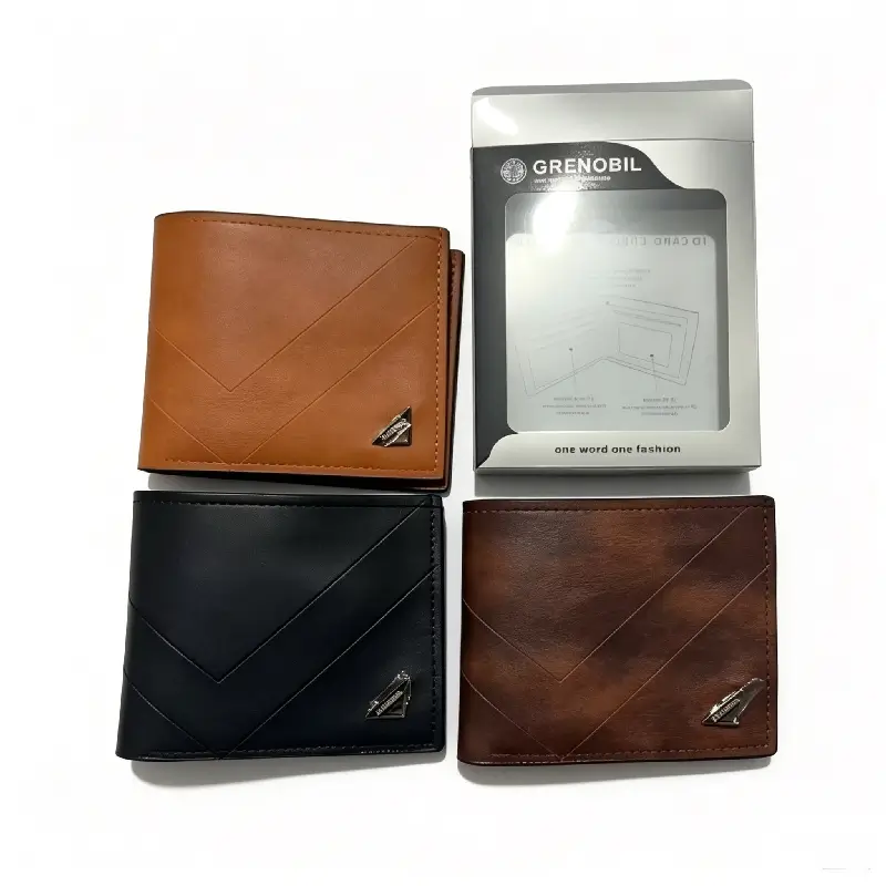 portefeuille pliable en cuir pour homme-9 - Portefeuille Pour Homme - Vente en gros articles de la vie quotidienne Afrique...