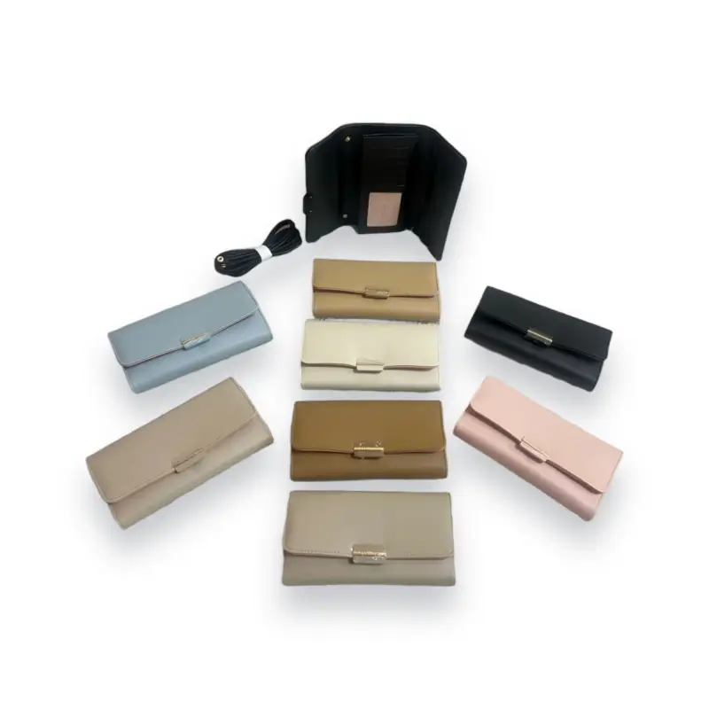 portefeuille en cuir pour femmes-13 - Portefeuille Pour Femme - Vente en gros articles Afrique_Sacs_Parfums_Petit électro...