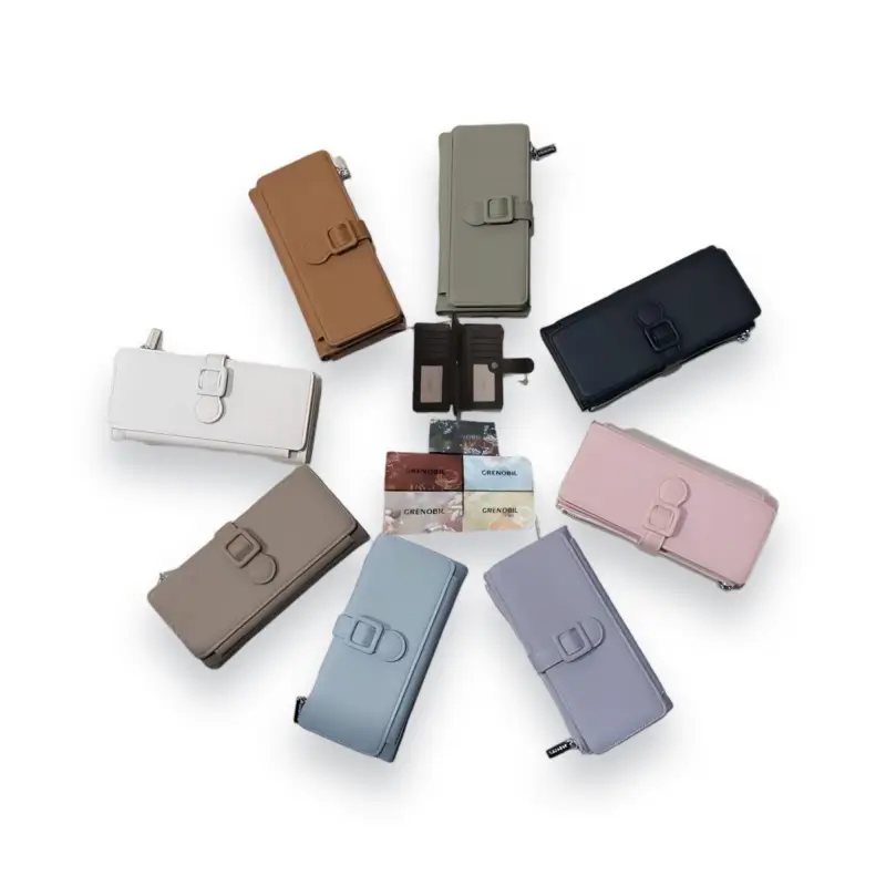 portefeuille en cuir pour femmes-16 - Portefeuille Pour Femme - Vente en gros articles Afrique_Sacs_Parfums_Petit électro...