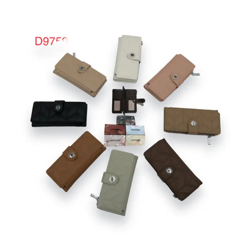 portefeuille en cuir pour femmes-17 - Portefeuille Pour Femme - Vente en gros articles Afrique_Sacs_Parfums_Petit électro...