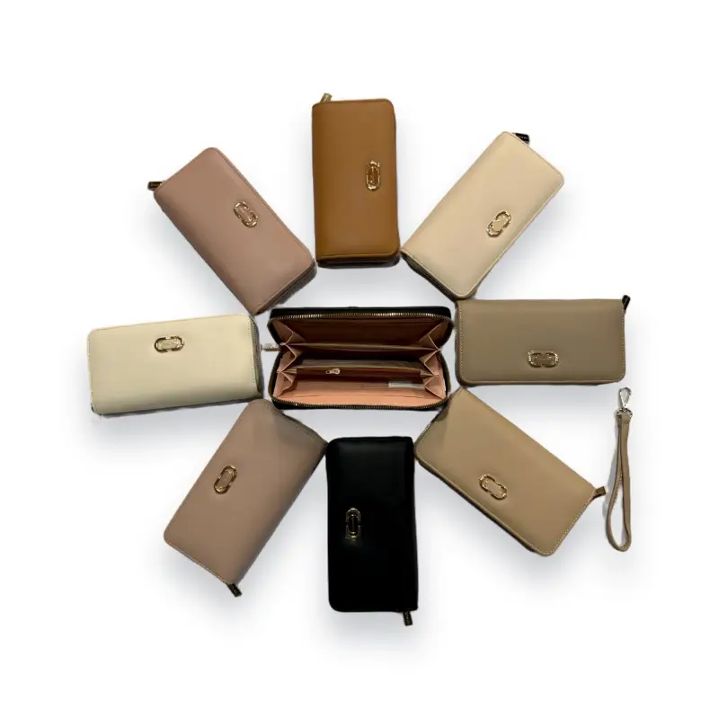 portefeuille en cuir pour femmes-20 - Portefeuille Pour Femme - Vente en gros articles Afrique_Sacs_Parfums_Petit électro...