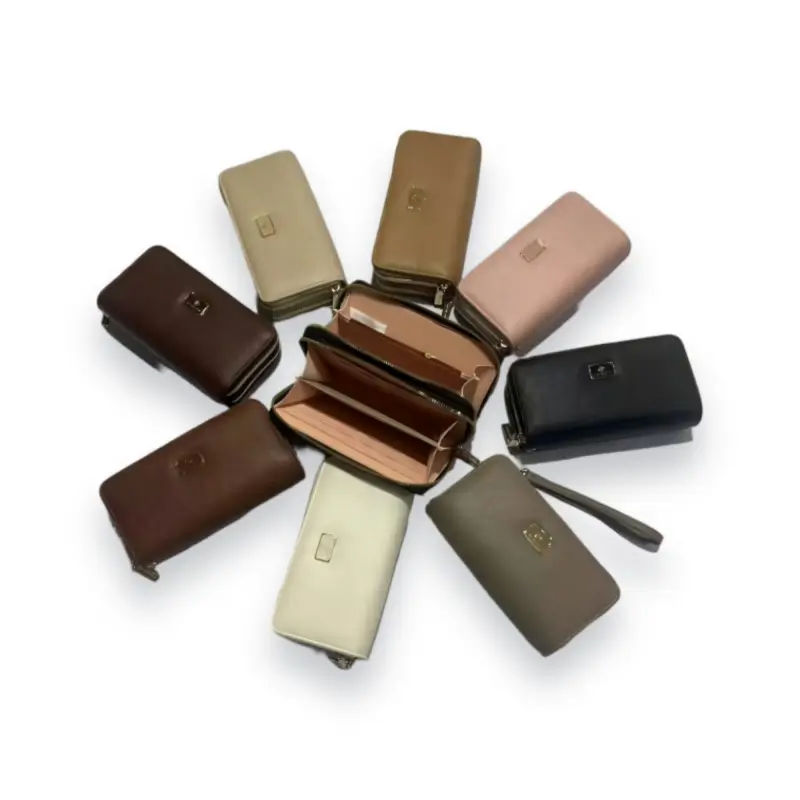 portefeuille en cuir pour femmes-22 - Portefeuille Pour Femme - Vente en gros articles Afrique_Sacs_Parfums_Petit électro...