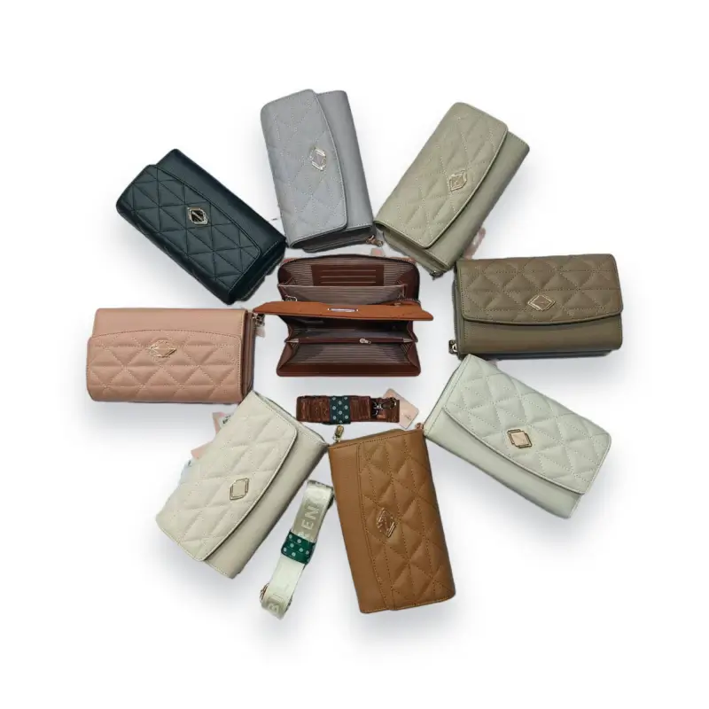 portefeuille en cuir pour femmes-41 - Portefeuille Pour Femme - Vente en gros articles de la vie quotidienne Afrique_Sacs ...